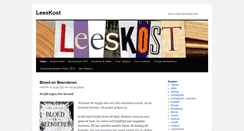 Desktop Screenshot of leeskost.nl