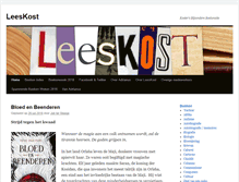 Tablet Screenshot of leeskost.nl